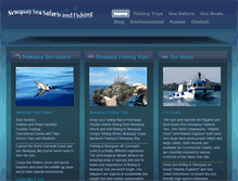 Tablet Screenshot of newquayseasafarisandfishing.co.uk